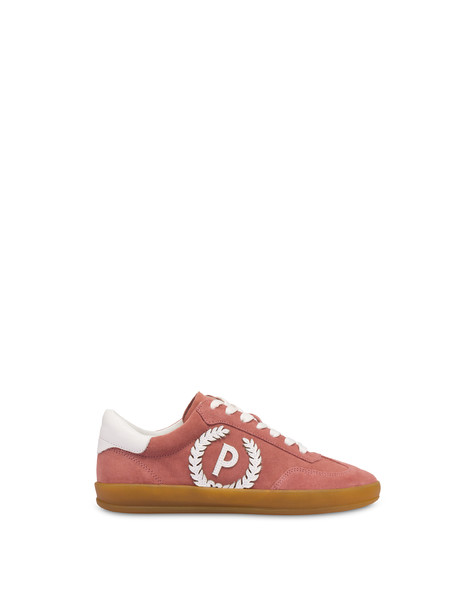 Sneakers In Crosta Venus Peonia/bianco
