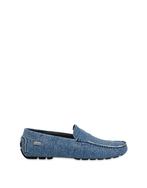 Eazy Nappa leather driving loafers BLUE