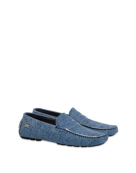 Eazy Nappa leather driving loafers BLUE