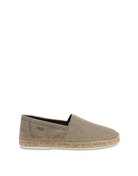 Canvas And Calfskin Espadrilles Rope