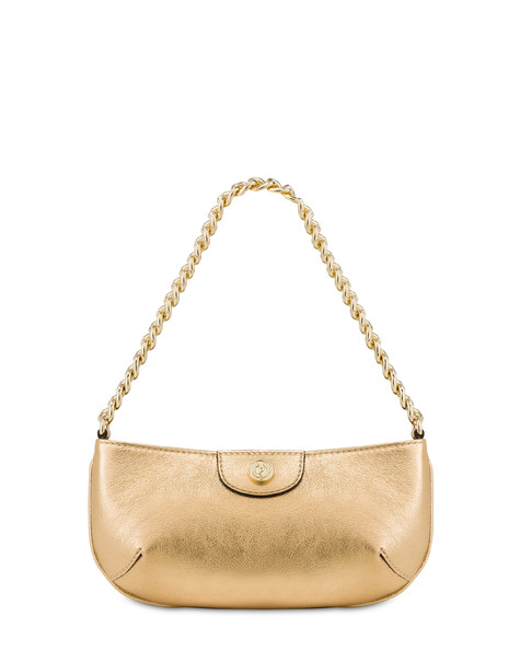 Pochette Mail In Vitello Laminato Oro