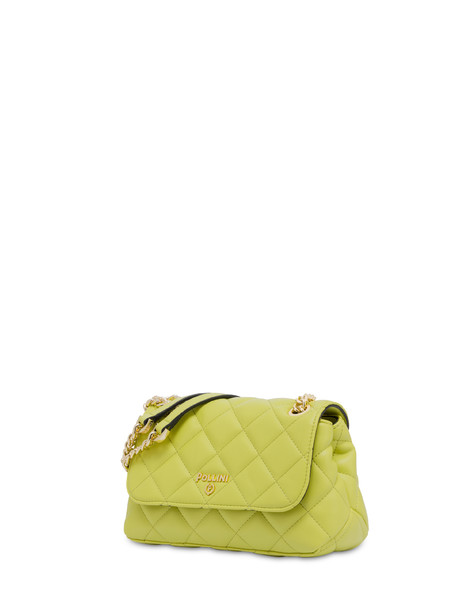 Waltzer Night small matelassé quilted bag LIME