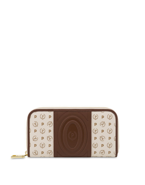 Heritage 70th Anniversary Zip Around Wallet Ivory/brown