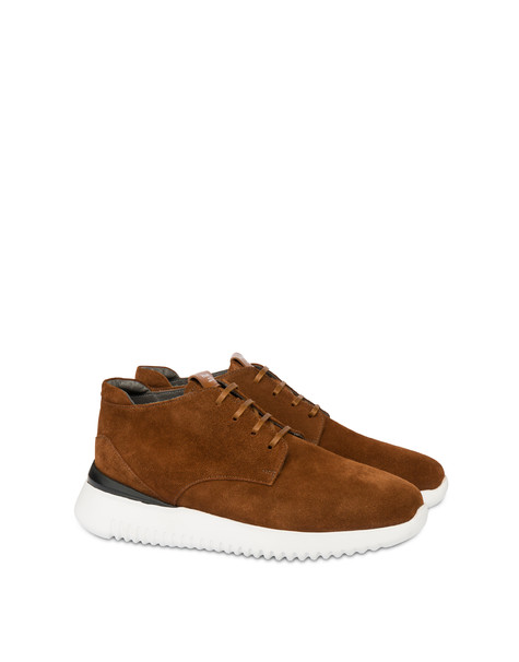 Norfolk Desert Boots In Split-breasted Leather Hide