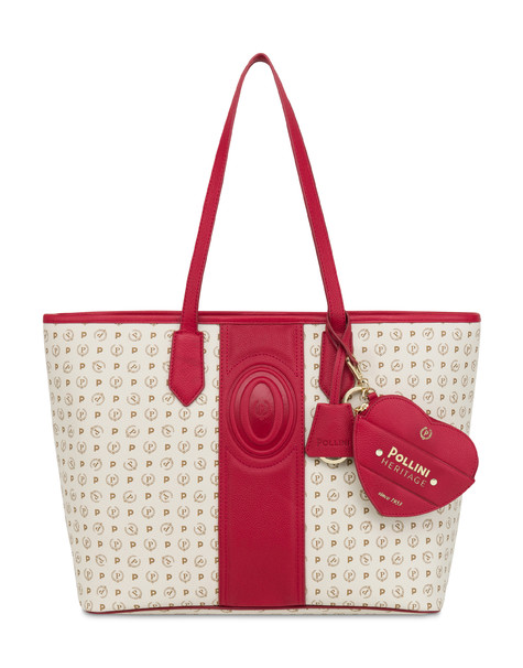 Shopping bag Heritage 70th Anniversary AVORIO/ROSSO.