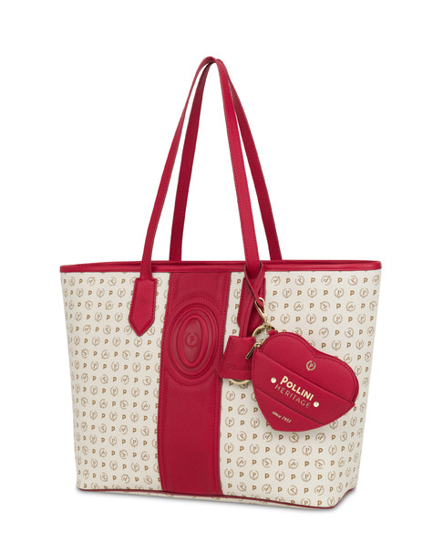 Shopping bag Heritage 70th Anniversary AVORIO/ROSSO.