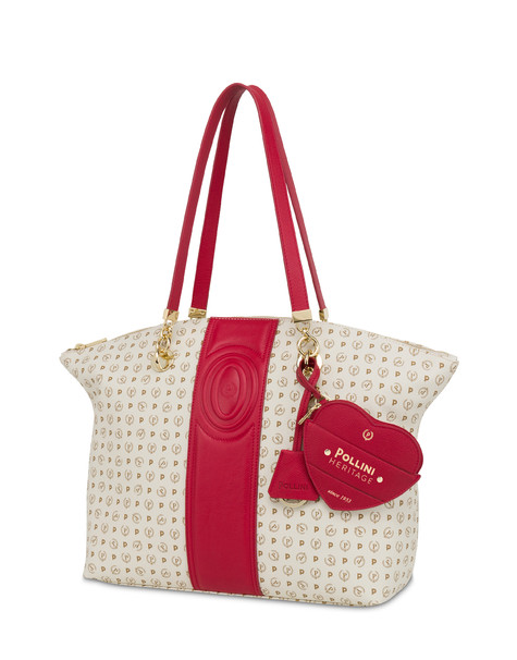 Heritage 70th Anniversary Tote Bag Ivory/red