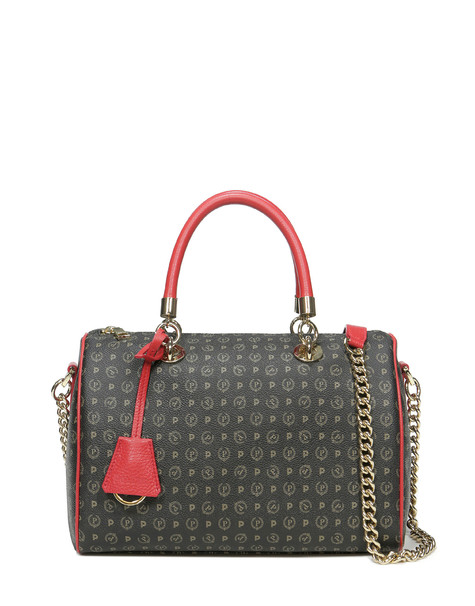 Borsa bauletto Heritage Logo Classic NERO/LACCA