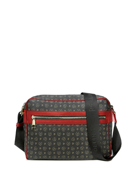 BORSA A SPALLA BLACK/LAKY RED