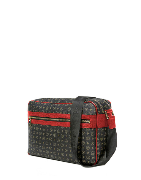 BORSA A SPALLA BLACK/LAKY RED