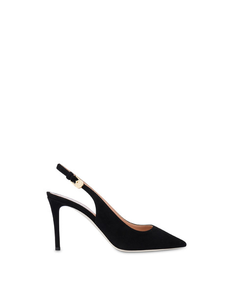 Wildleder-slingback Essential Schwarz