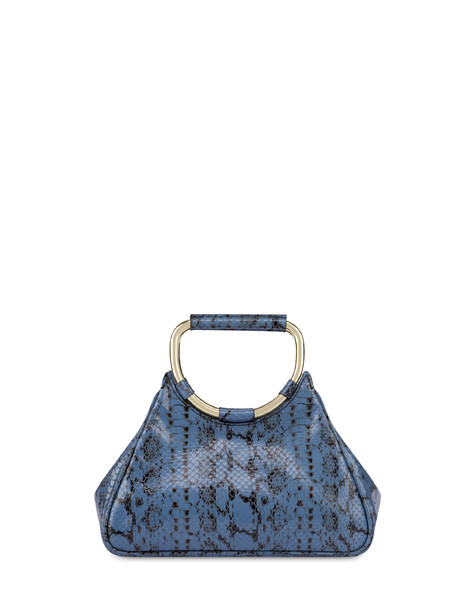 Clutch In Vitello Stampa Pitone Armour Avio