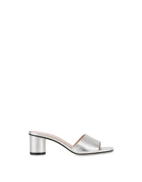 Sunset Metallic Nappa Leather Sandals Silver