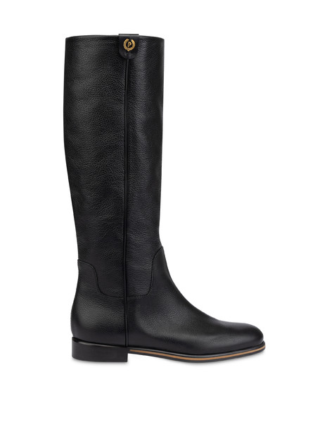 Stiefel Cavaliere Core Aus Gewalktem Kalbsleder Schwarz