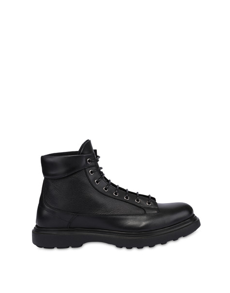 Stiefel Riverside Aus Gewalktem Kalbsleder Schwarz