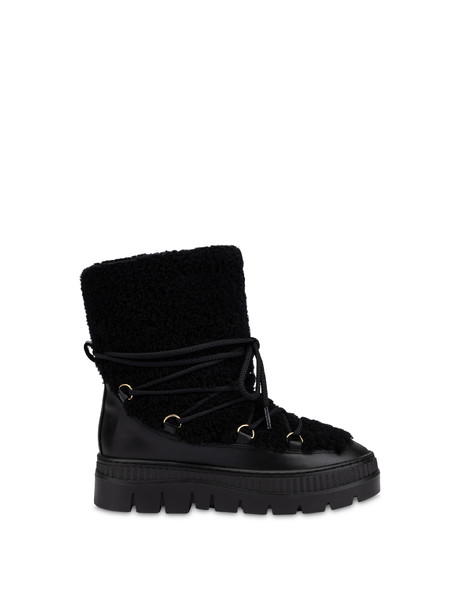Ski Stivale Ice Cracker In Montone Nero/nero