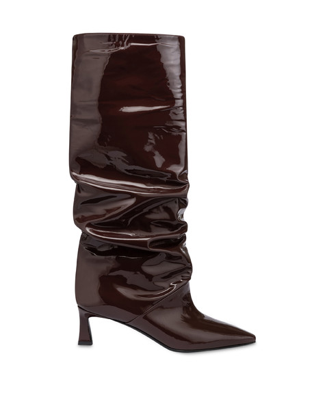 Stiefel Plié Aus Lackleder 