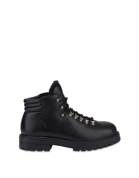 Ice Cracker Walking Boot In Calfskin Black Ice Cracker Walking Boot In Calfskin Black