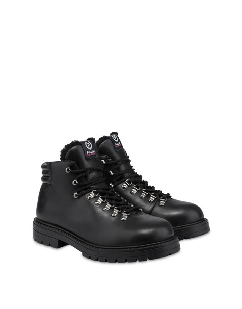 Ice Cracker Walking Boot In Calfskin Black Ice Cracker Walking Boot In Calfskin Black