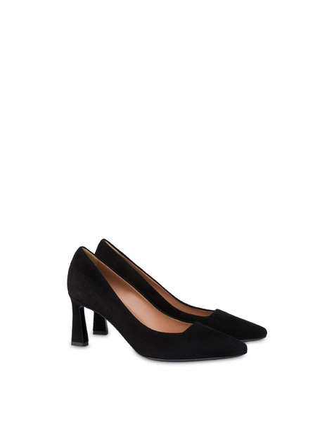 Décolleté Sissi In Camoscio Nero