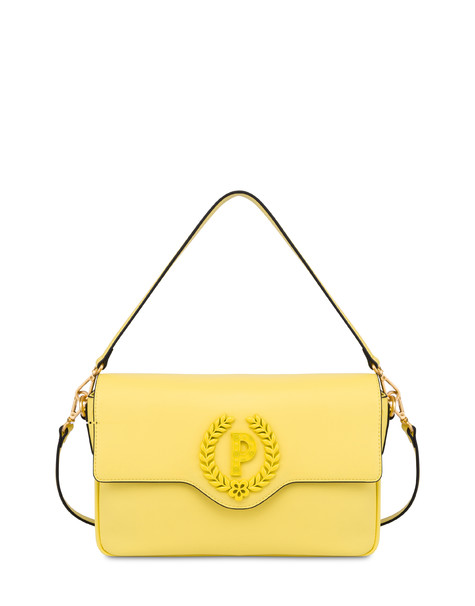 Candy Bag In Canvas Faux Leather Giallo