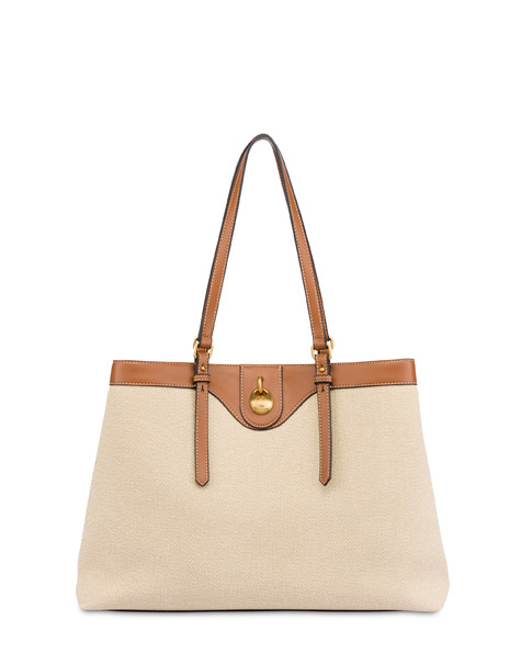 Borsa A Spalla Beige/ivory/hide