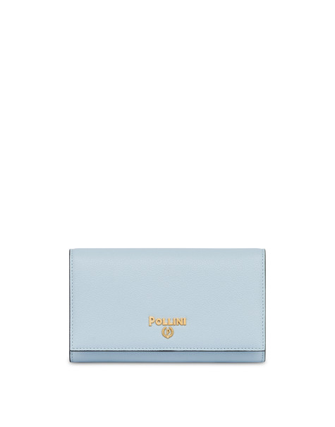 Pollini Lettering Wallet Sky