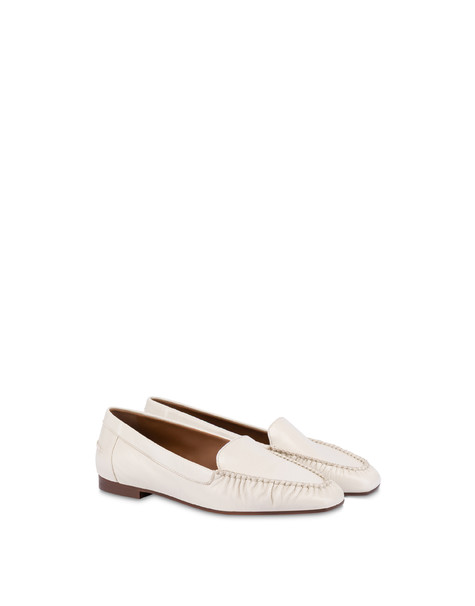 Uptown Loafer In Patent Leather Ivory