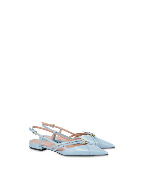 Slingback Echos In Vernice Acqua