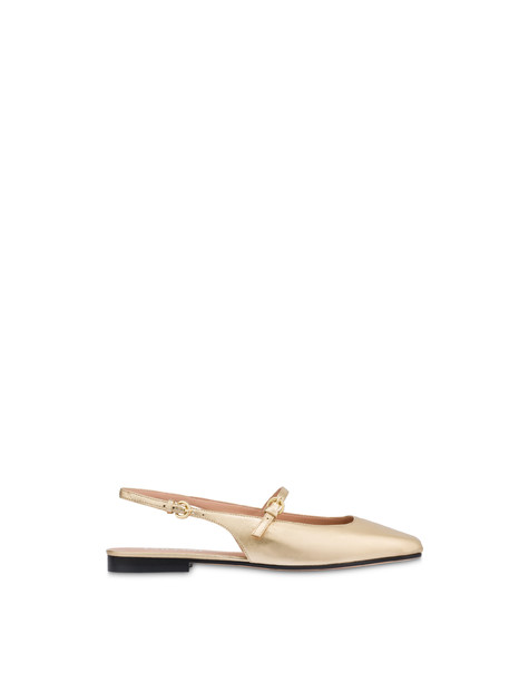 Slingback Ballet In Nappa Sand