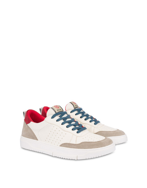 Sneaker Cream/sand/cream/red