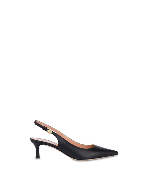 Slingback Aria In Nappa Nero