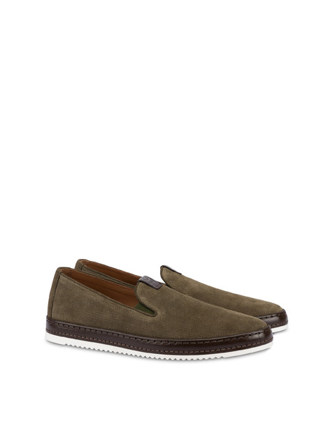 Slip On Foxing In Crosta Militare