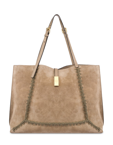 Handtasche Austin Aus Spaltleder Mit Doppelgriff 