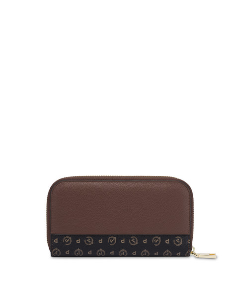 Portafoglio Zip Around Marrone/nero Portafoglio Zip Around Marrone/nero
