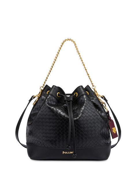 Dublin Bucket Bag Black/black/bordeaux
