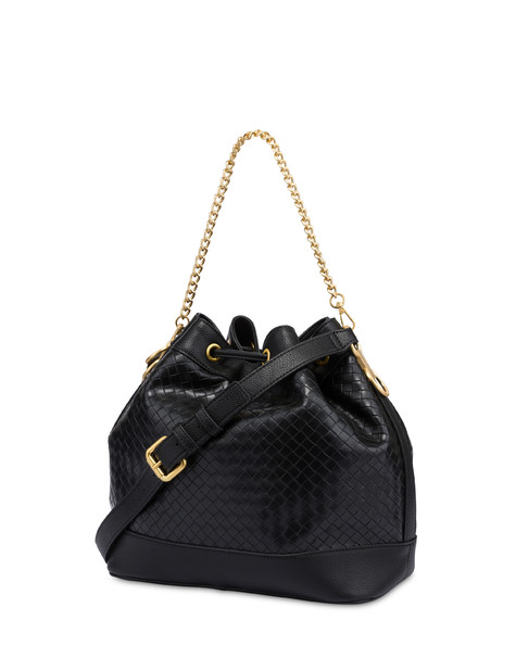 Dublin Bucket Bag Black/black/bordeaux
