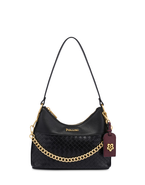 Borsa A Spalla Nero/nero/bordeaux Borsa A Spalla Nero/nero/bordeaux