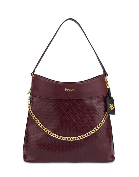 Shoulder Bag Dublin In Pu Bordeaux/bordeaux/nero Shoulder Bag Dublin In Pu Bordeaux/bordeaux/nero