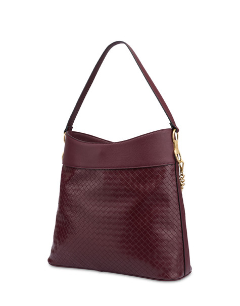 Shoulder Bag Dublin In Pu Bordeaux/bordeaux/nero Shoulder Bag Dublin In Pu Bordeaux/bordeaux/nero