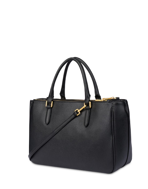 Belt Double Handle Bag Black/black Belt Double Handle Bag Black/black