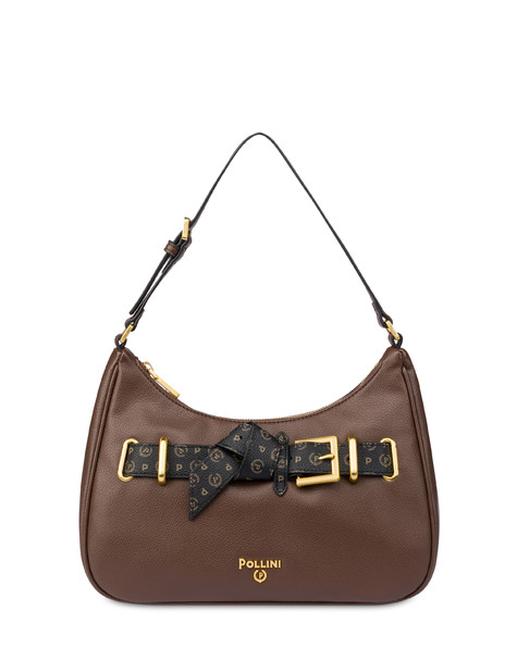 Belt Hobo Bag Brown/black