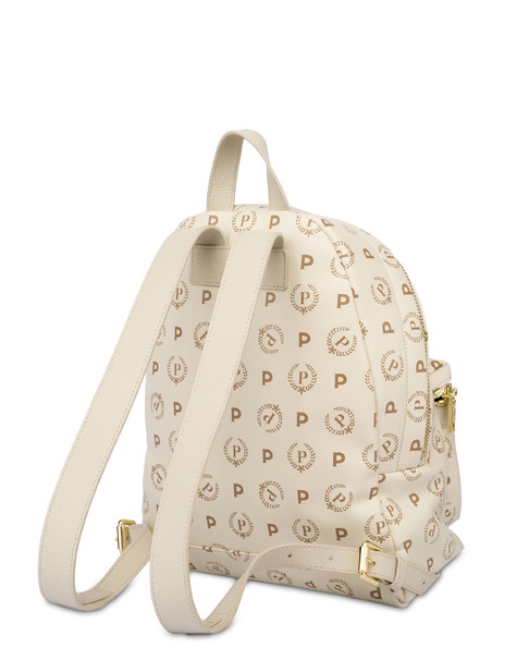Zaino In Heritage Logo Avorio/avorio