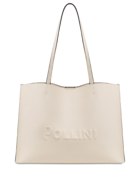 Aurora Shopping Bag Ivory/ivory/taupe