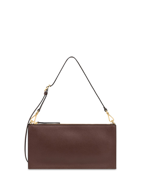Shoulder Bag Solid In Vitello T.moro/t.moro