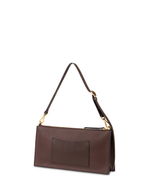 Shoulder Bag Solid In Vitello T.moro/t.moro