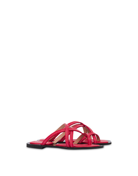 Flat Slide In Bottalato Calfskin Flame