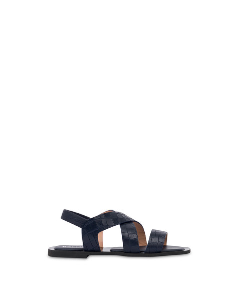 Igea Sandal In Calfskin Blue