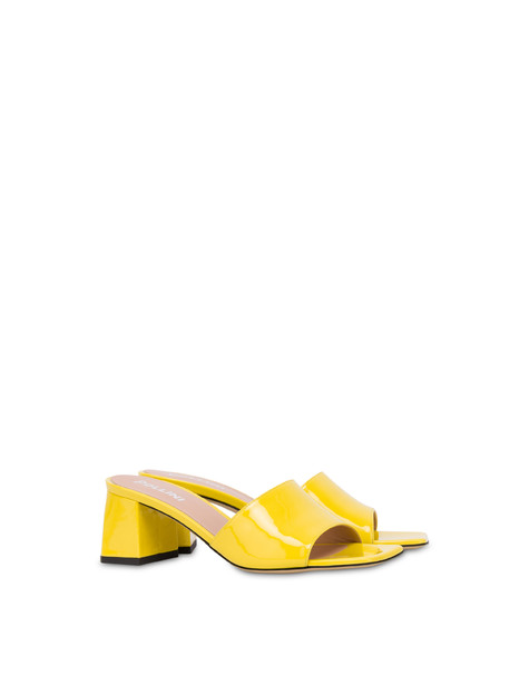Alba Leather Mule Citron