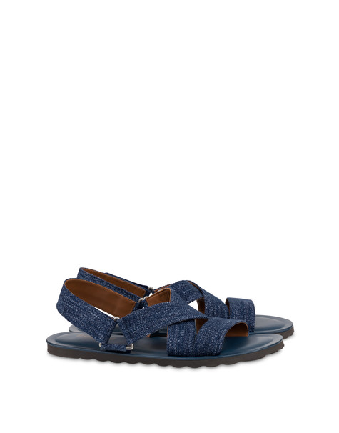Denim Capri Sandal Blue